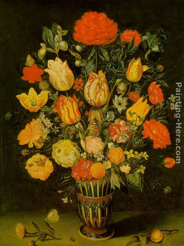 Still-Life of Flowers painting - Ambrosius Bosschaert the Elder Still-Life of Flowers art painting